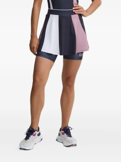 Ea7 Emporio Armani colourblock panelled skirt