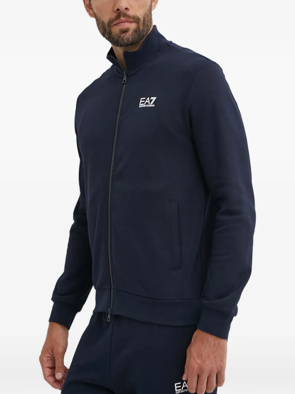 Ea7 Emporio Armani Tuta intera con zip - Blu