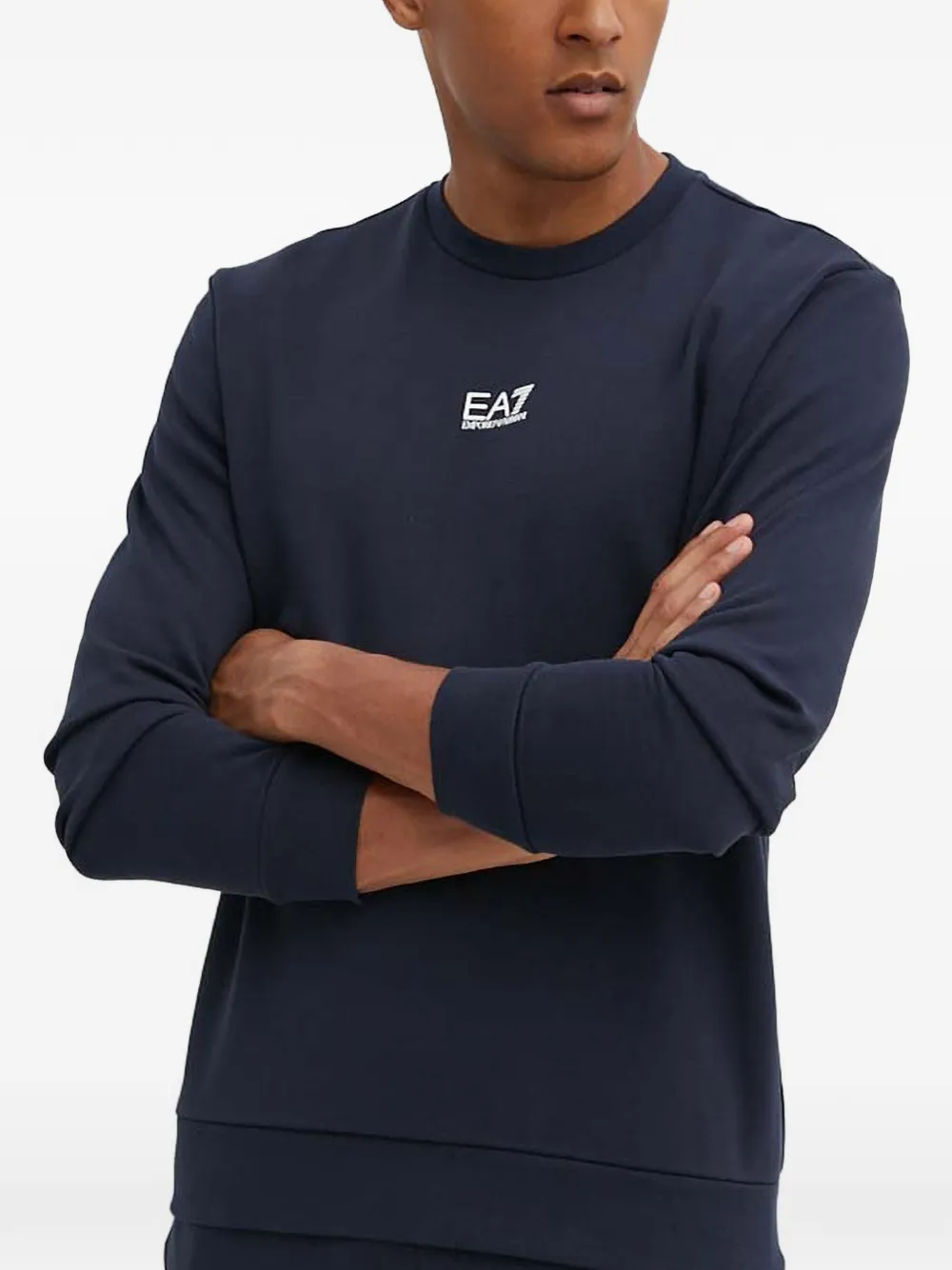 Ea7 Emporio Armani logo-detail tracksuit - Blu