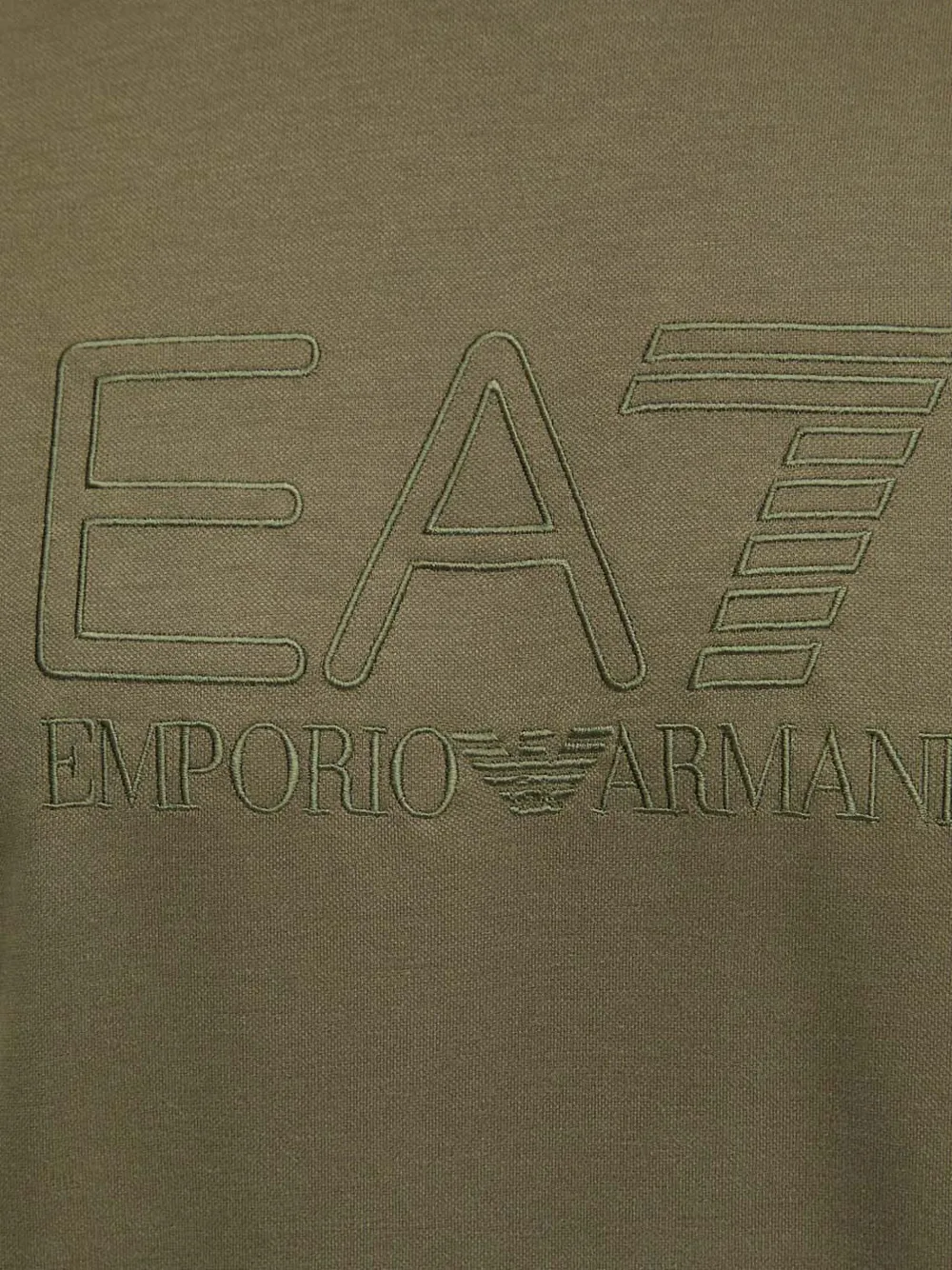Ea7 Emporio Armani T-shirt met logo Groen