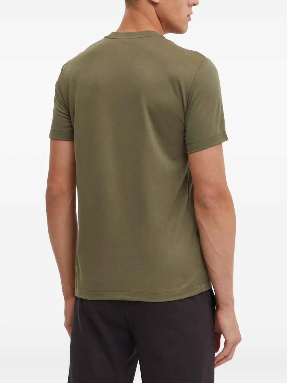 Ea7 Emporio Armani T-shirt met logo Groen