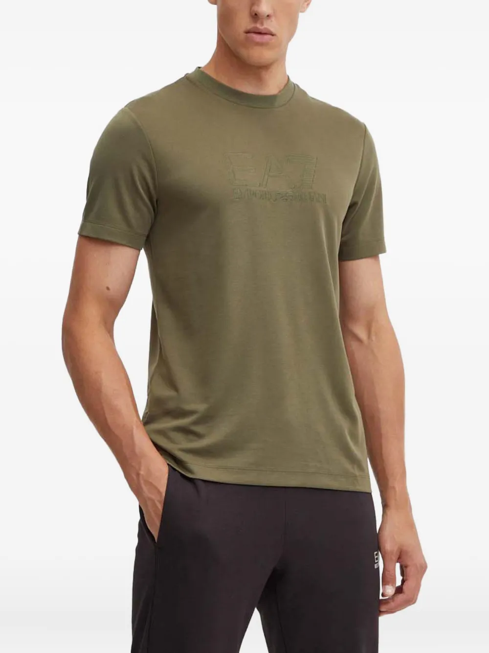 Ea7 Emporio Armani playera con logo | verde | Image 1