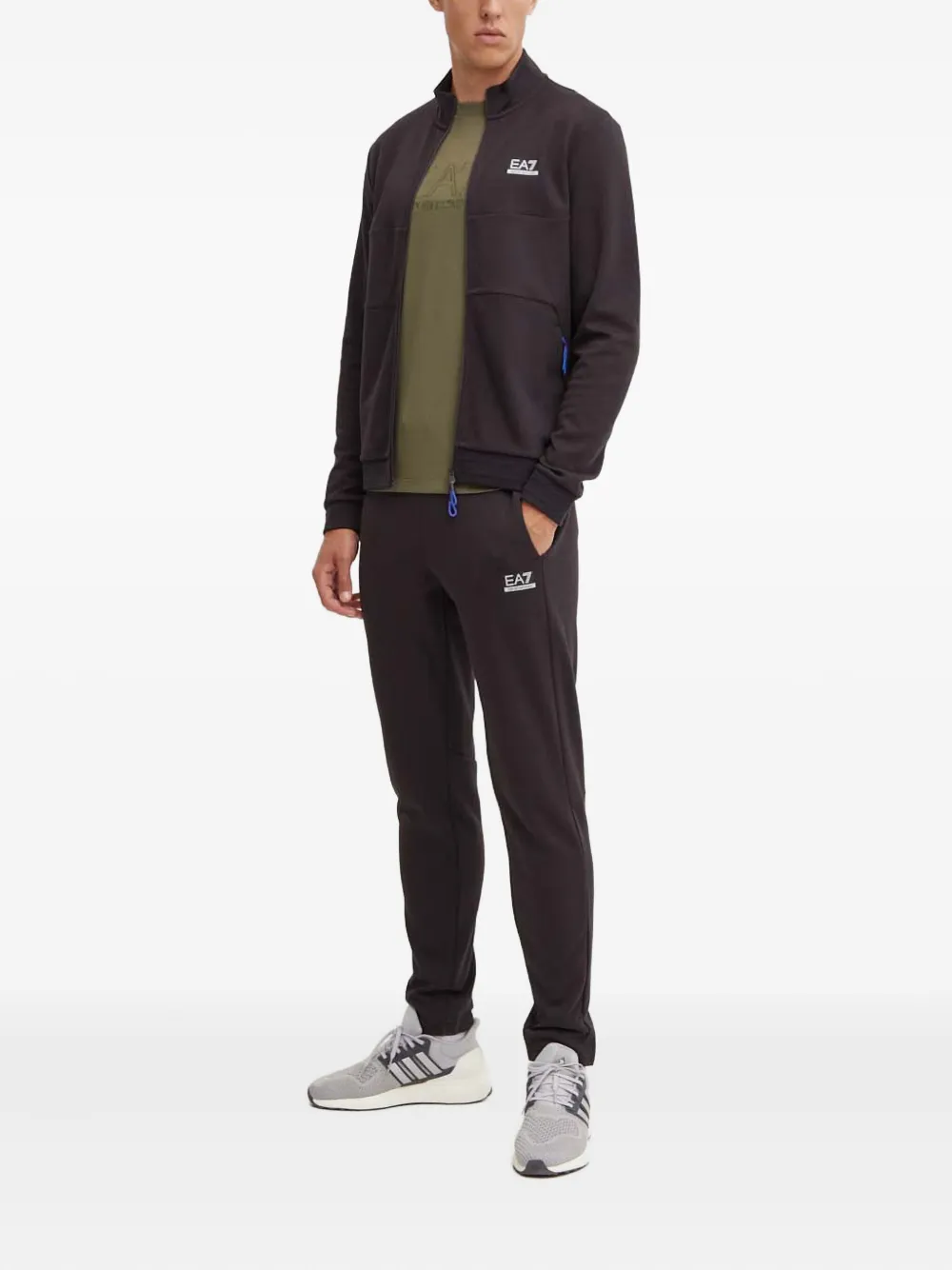 Ea7 Emporio Armani T-shirt met logo - Groen