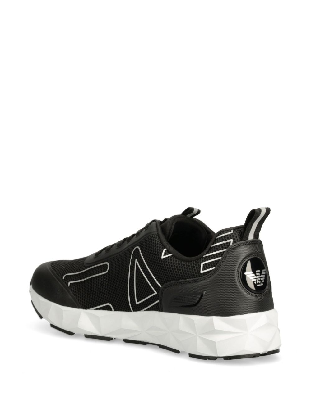 Ea7 Emporio Armani logo sneakers Black