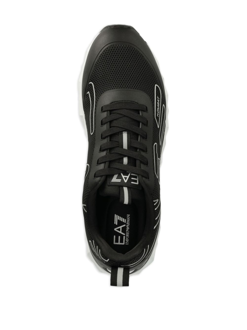 Ea7 Emporio Armani logo sneakers Black