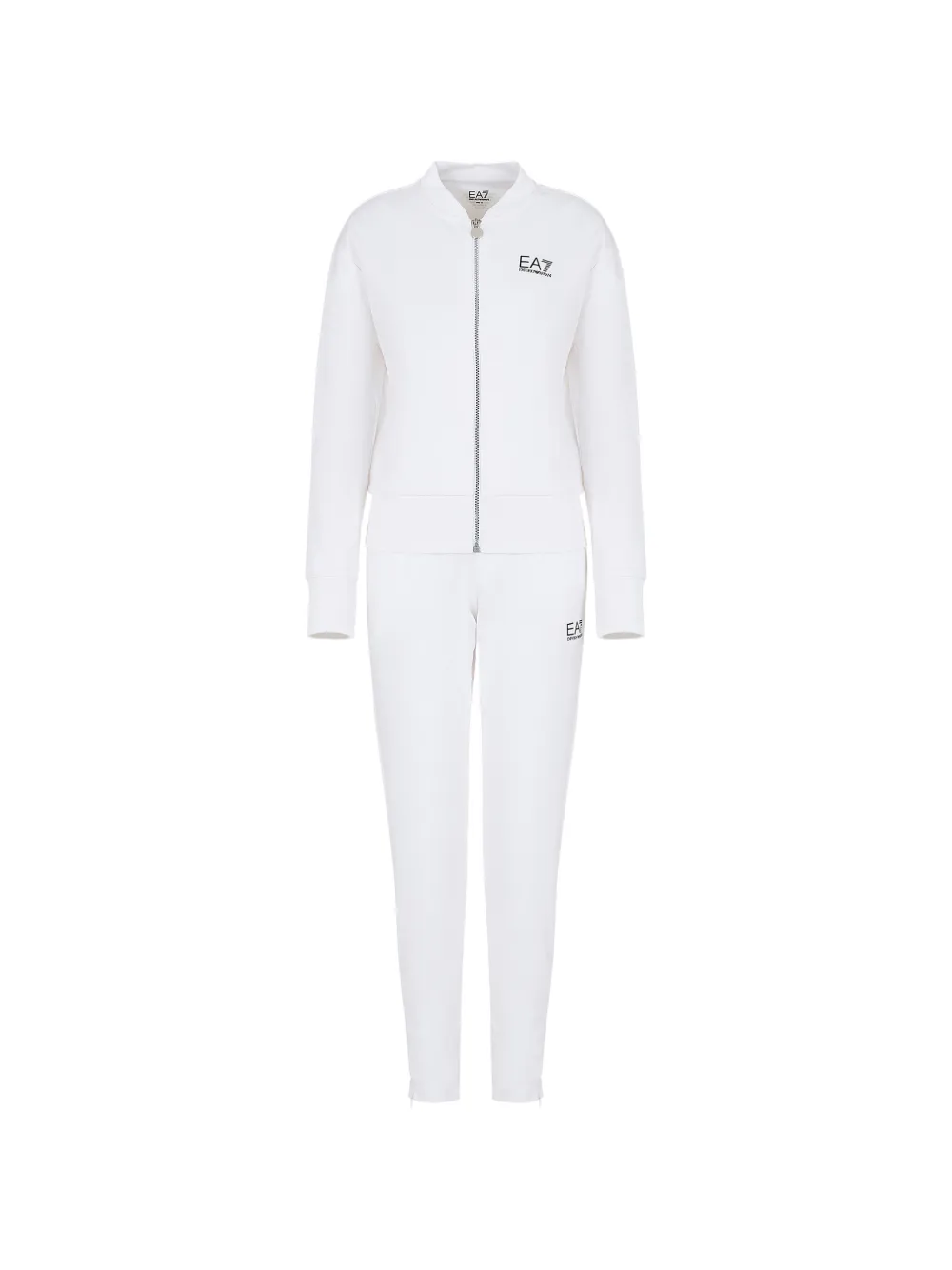 Ea7 Emporio Armani Tuta intera con zip - Bianco