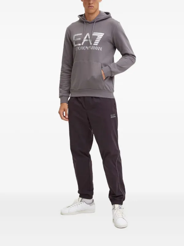EA7 Emporio Armani グレー パーカー EMPORIO ARMANI EA7(イーエーセブン)TRAIN CORE ID M HOODIE FZ COFT