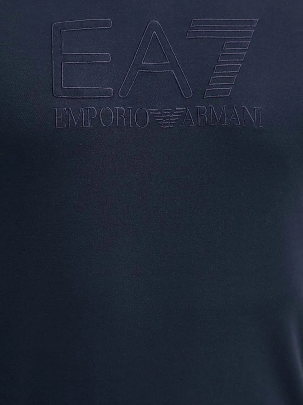 Ea7 Emporio Armani T-shirt met logo Blauw