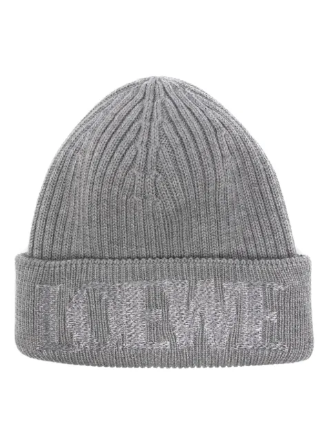 LOEWE logo-jacquard beanie