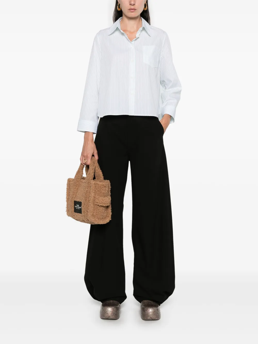  Loewe Logo-patch Trousers - Black 