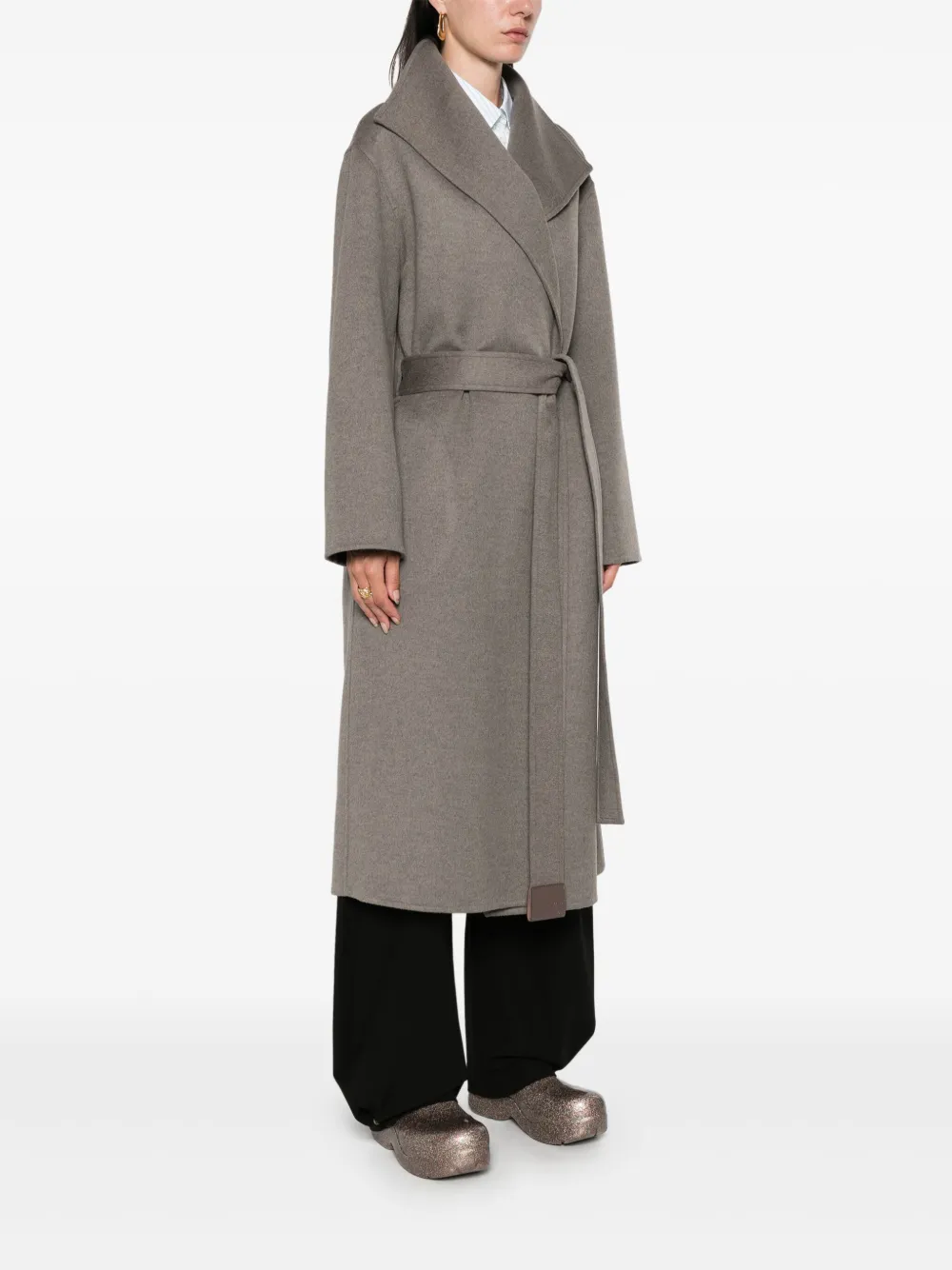 Cheap LOEWE belted coat Women