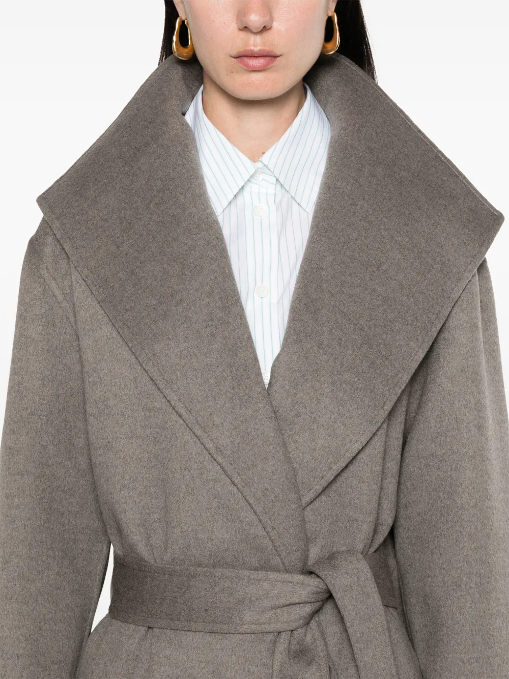 Cheap LOEWE belted coat Women