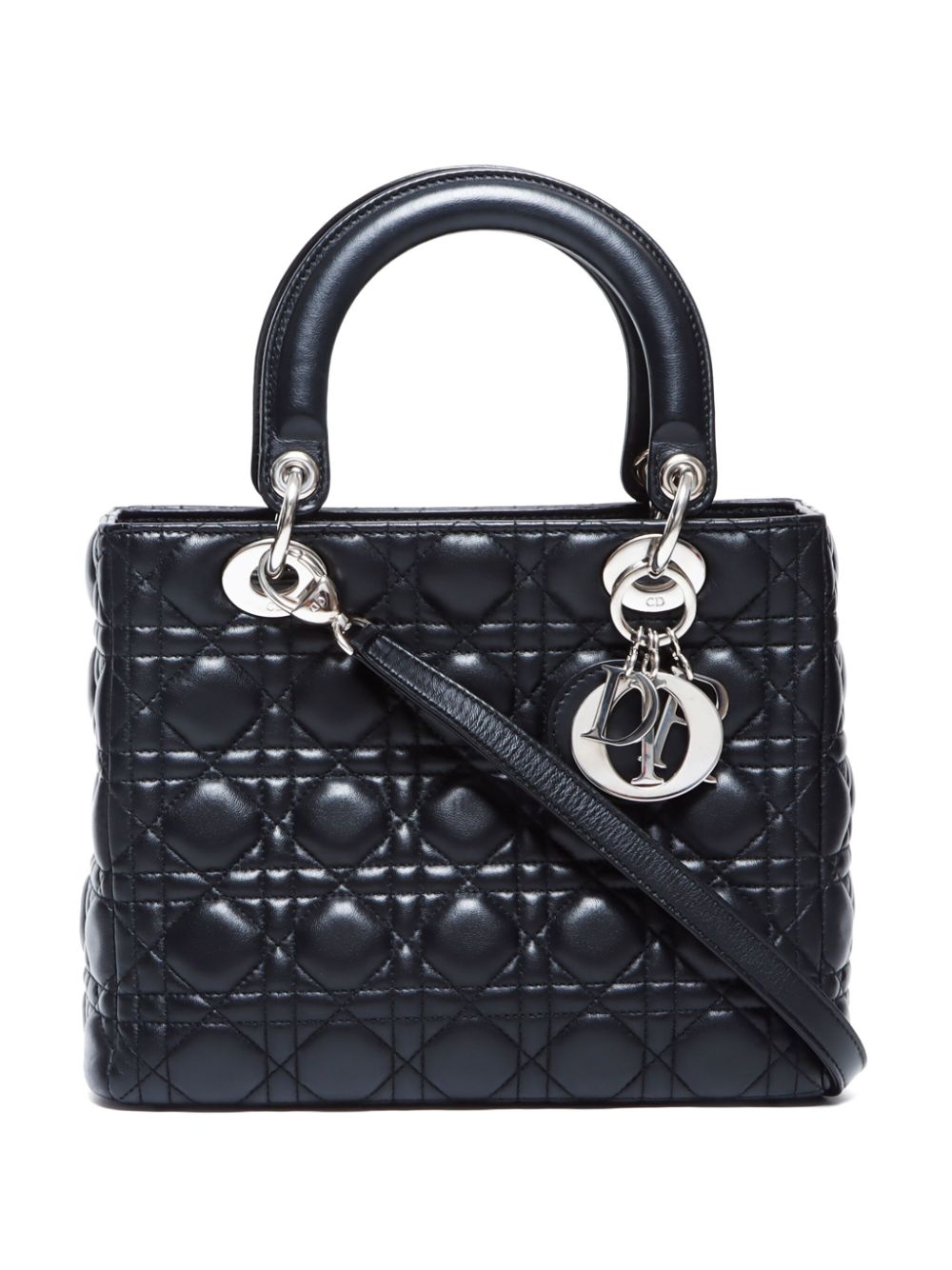 medium Cannage Lady Dior two-way handbag