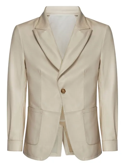 FRANZESE COLLECTION single-button patch-pocket blazer