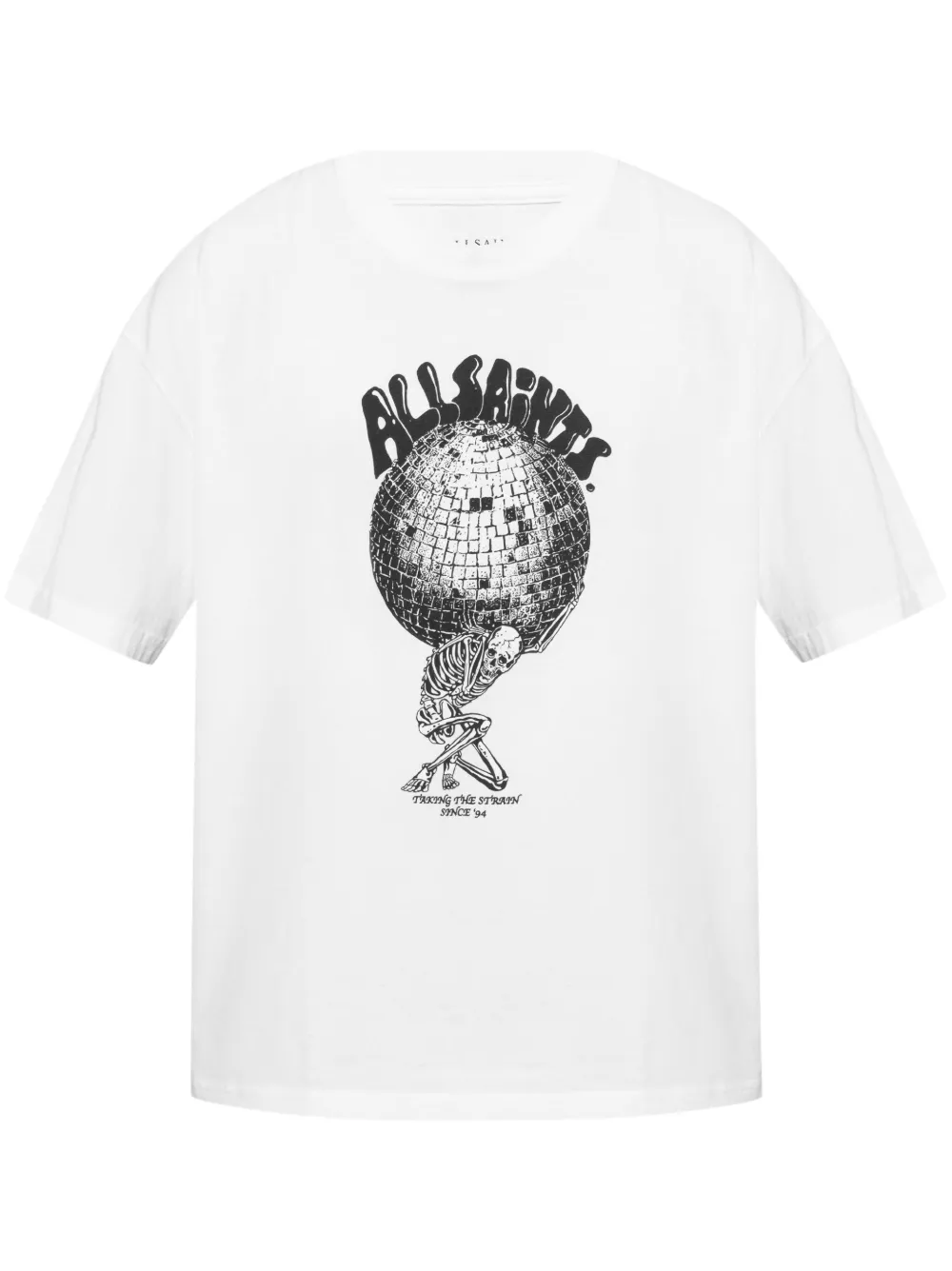 AllSaints Burden T-shirt met grafische print Wit