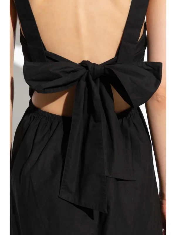Amelia Linen Dress in Black