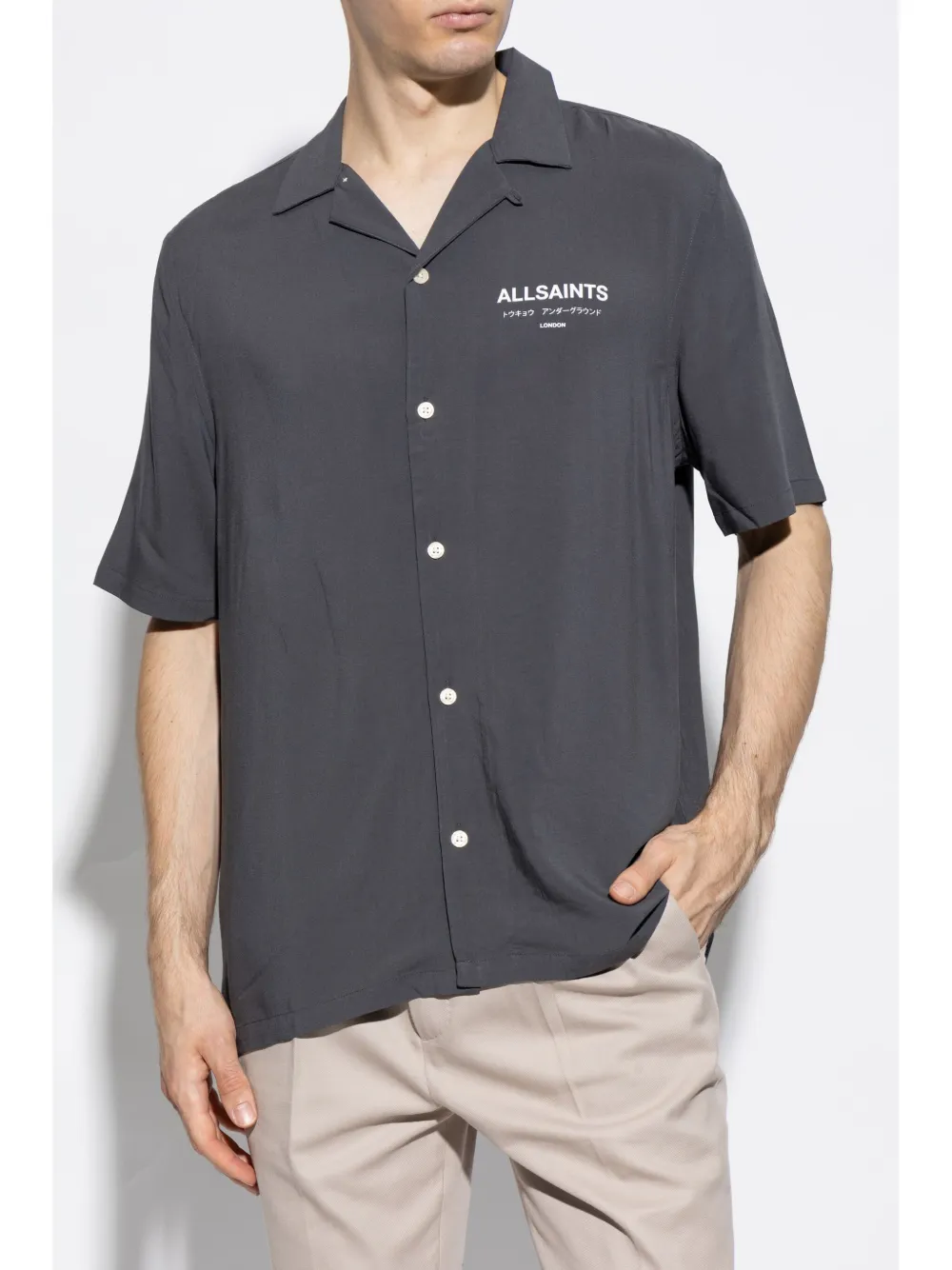 AllSaints Underground T-shirt Grijs