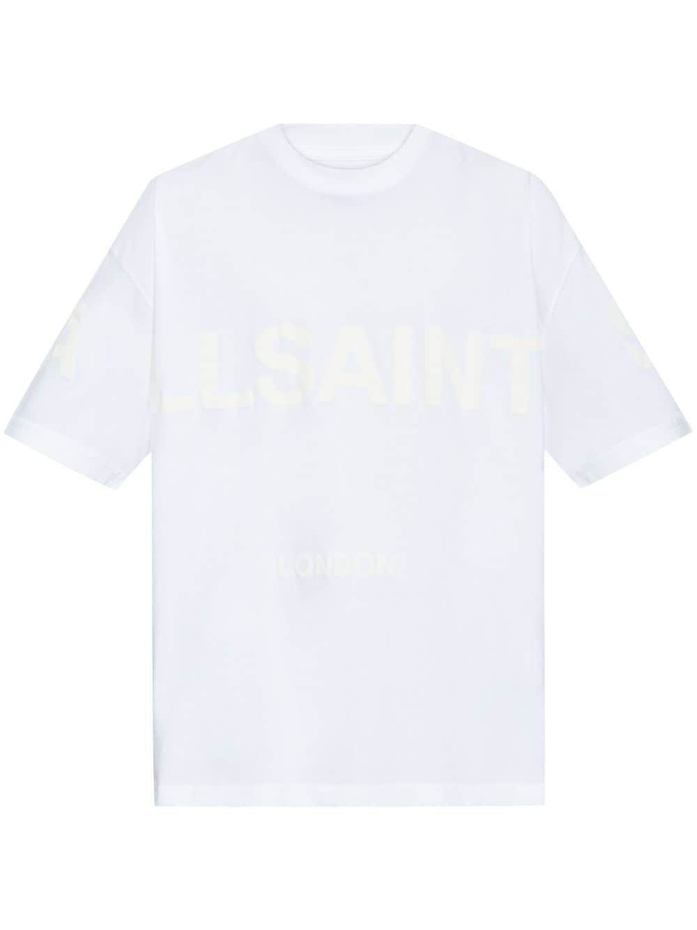 Shop Allsaints Biggy T-shirt In White