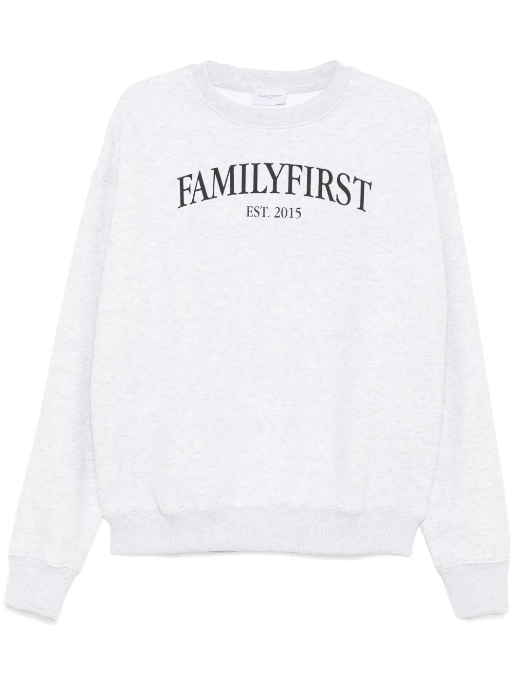 Family First Long Sleeve Sweatshirt In White