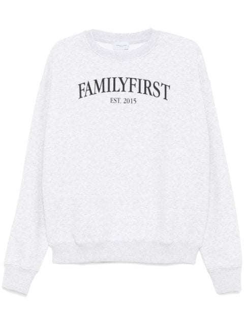 Family First logo-print sweatshirt