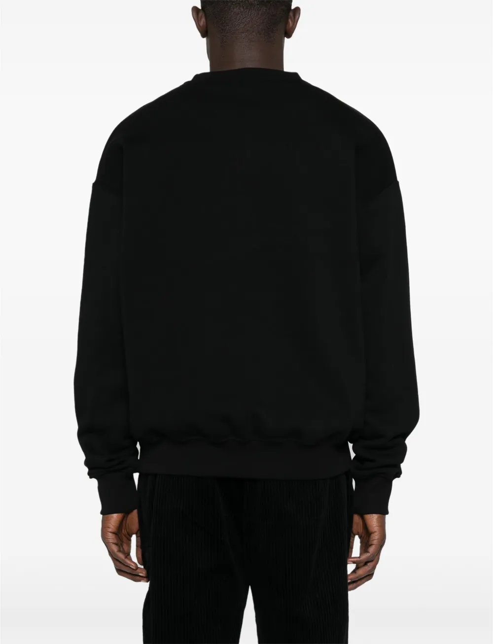 Family First Sweatshirt With Logo In Black