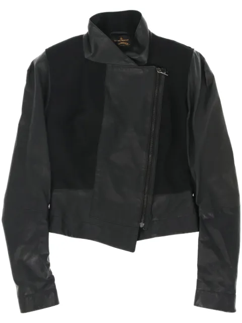 Vivienne Westwood Pre-Owned 2014-2015 leather biker jacket