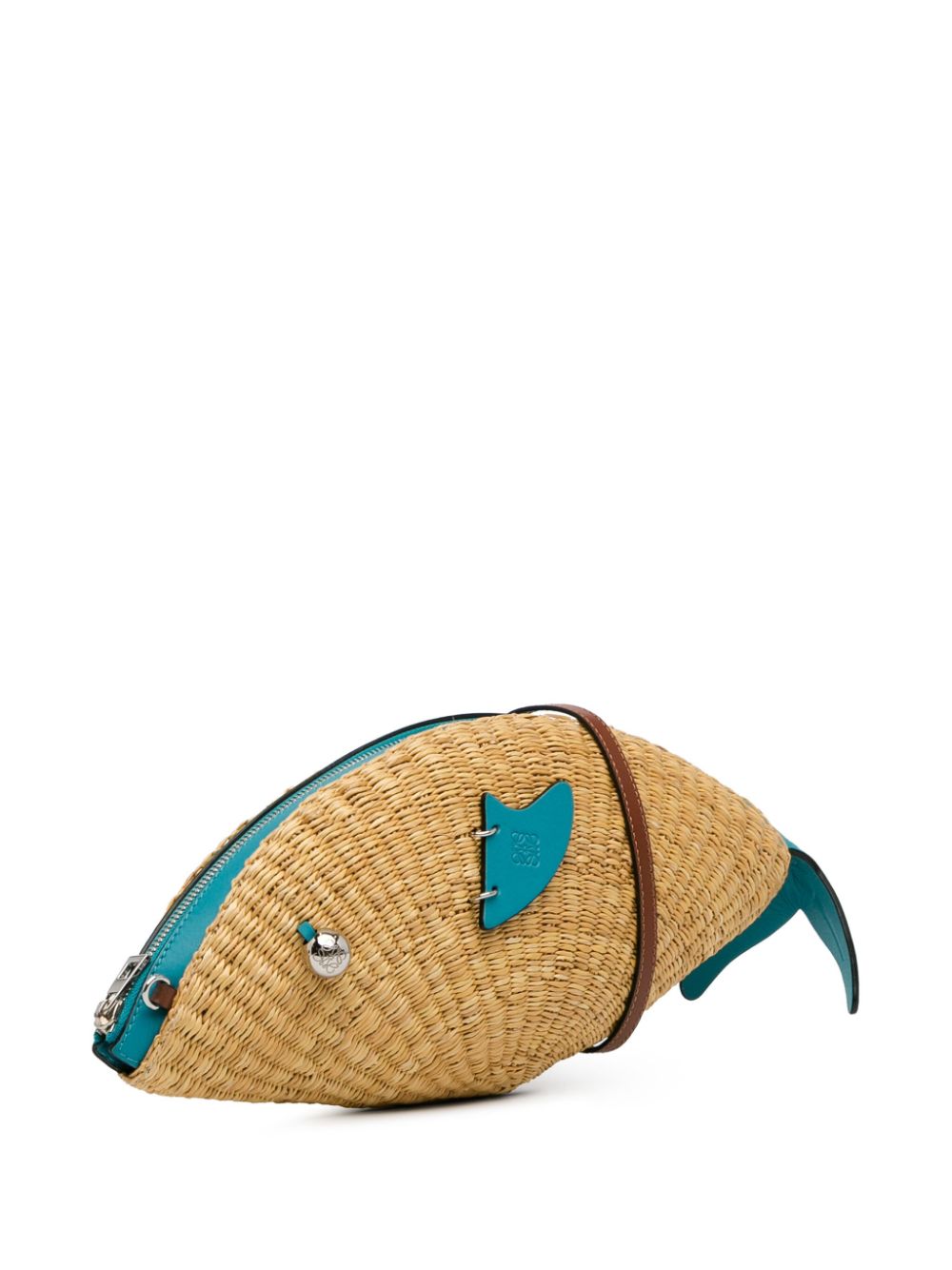 Loewe 2020 Paula's Ibiza Wicker Fish crossbody bag Women