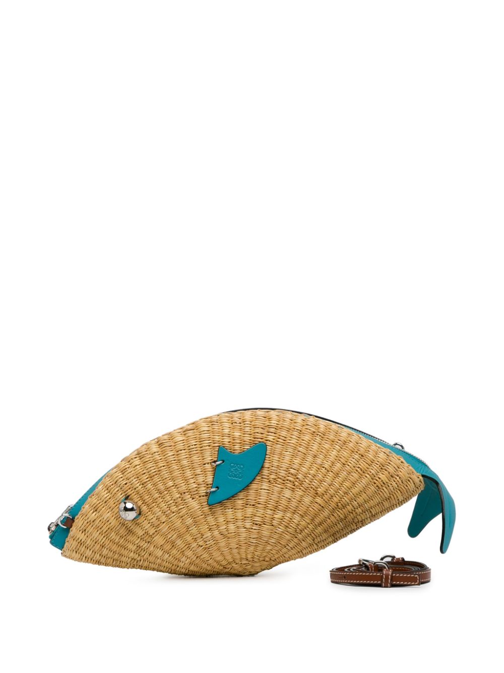 Loewe 2020 Paula's Ibiza Wicker Fish crossbody bag Women