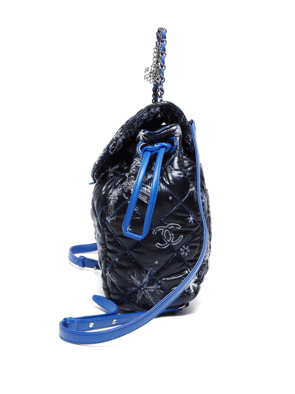 Affordable HOT SALE CHANEL 2019 Snow-print backpack Women