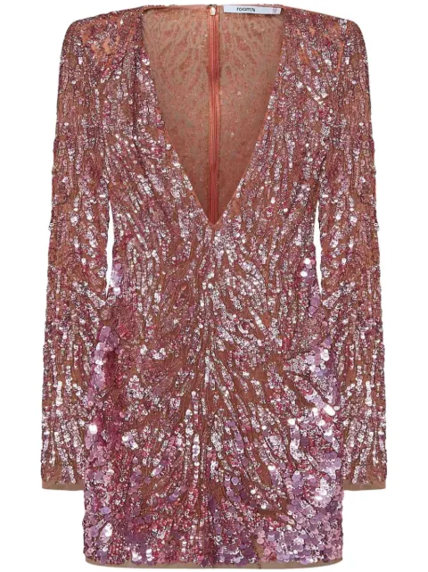 ROOM76 sequin-embellished mini dress
