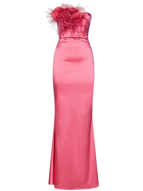 ROOM76 vestido con aplique de rosa