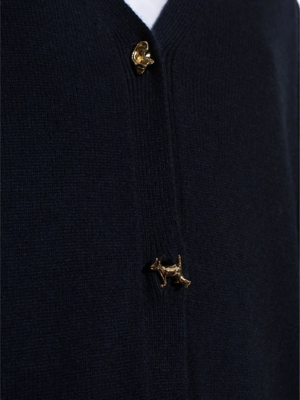 Fabiana Filippi Kasjmier vest Zwart