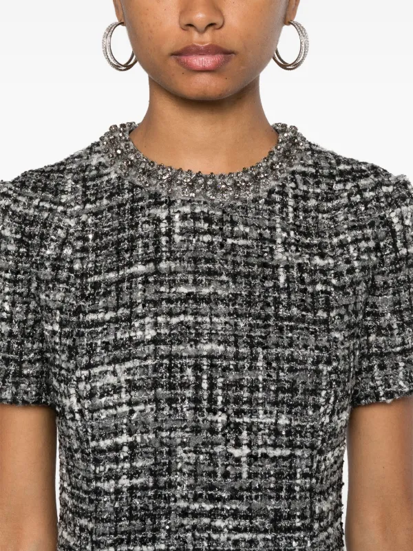 Valentino Garavani ツイード ミニドレス | ブラック | FARFETCH JP Valentino Garavani ツイード ミニドレス | ブラック | FARFETCH JP