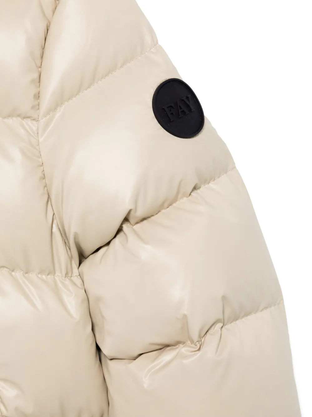 Fay Kids Donsjack met capuchon Bruin