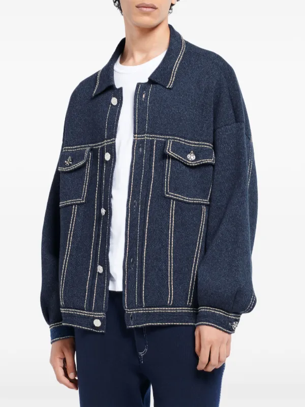 Barrie オーバーサイズ デニムジャケット | ブルー | FARFETCH JP