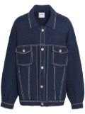 Barrie oversized denim jacket - Blue