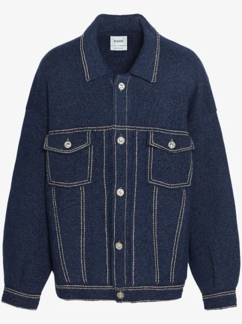 Barrie chamarra de mezclilla oversize