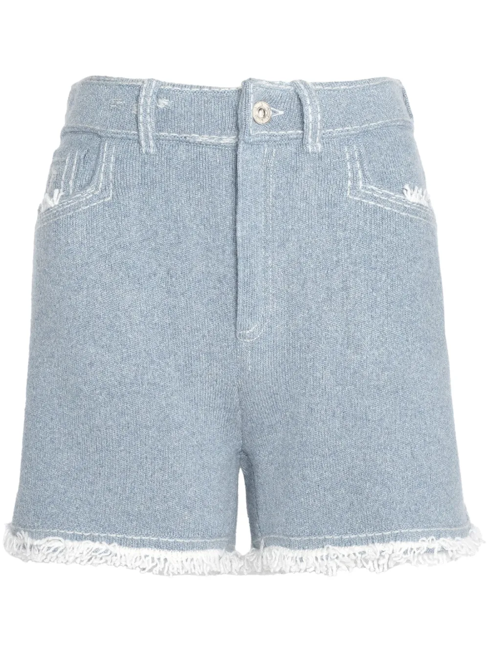 Barrie fringed shorts - Blue