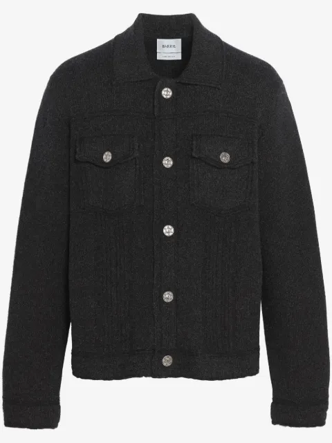 Barrie knitted denim jacket