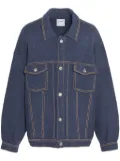 Barrie oversized denim jacket - Blue