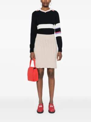 【PATOU】新着ボリュームリップスティックレッドミニスカート Patou | リサイクルファイユ バブル ミニスカート