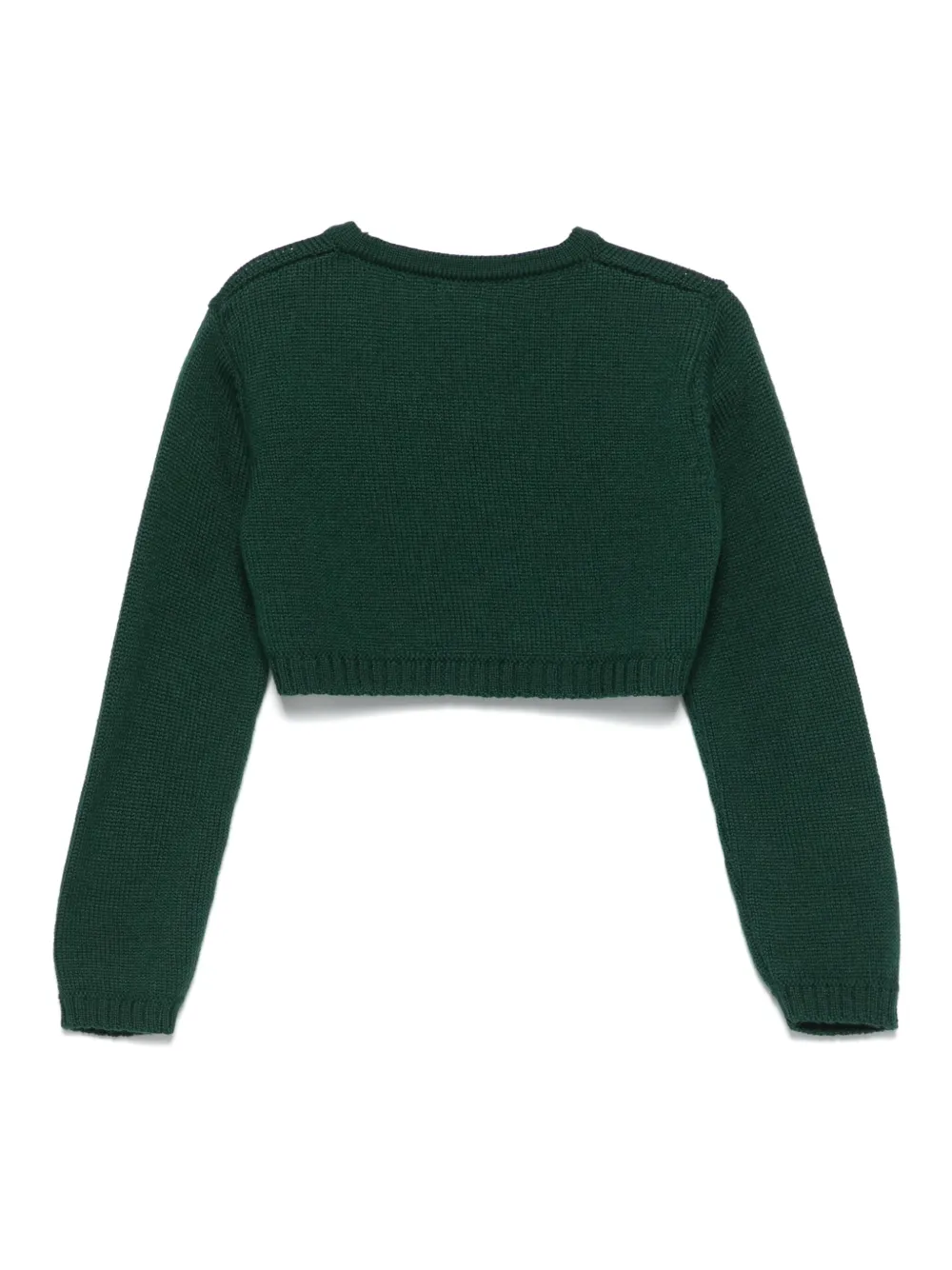 Colorichiari Crystal-embellished Cardigan In Green