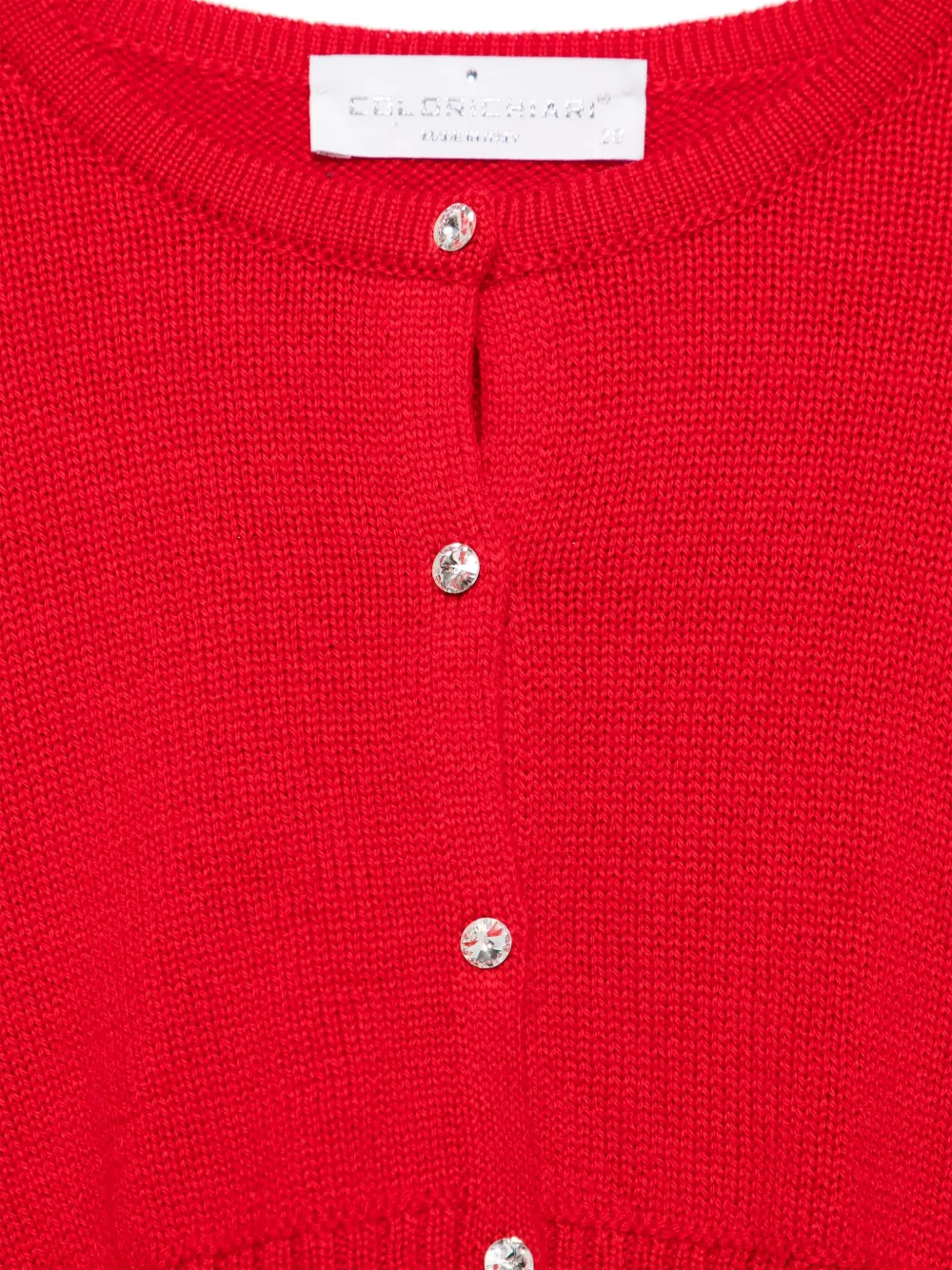 Colorichiari Cropped vest Rood