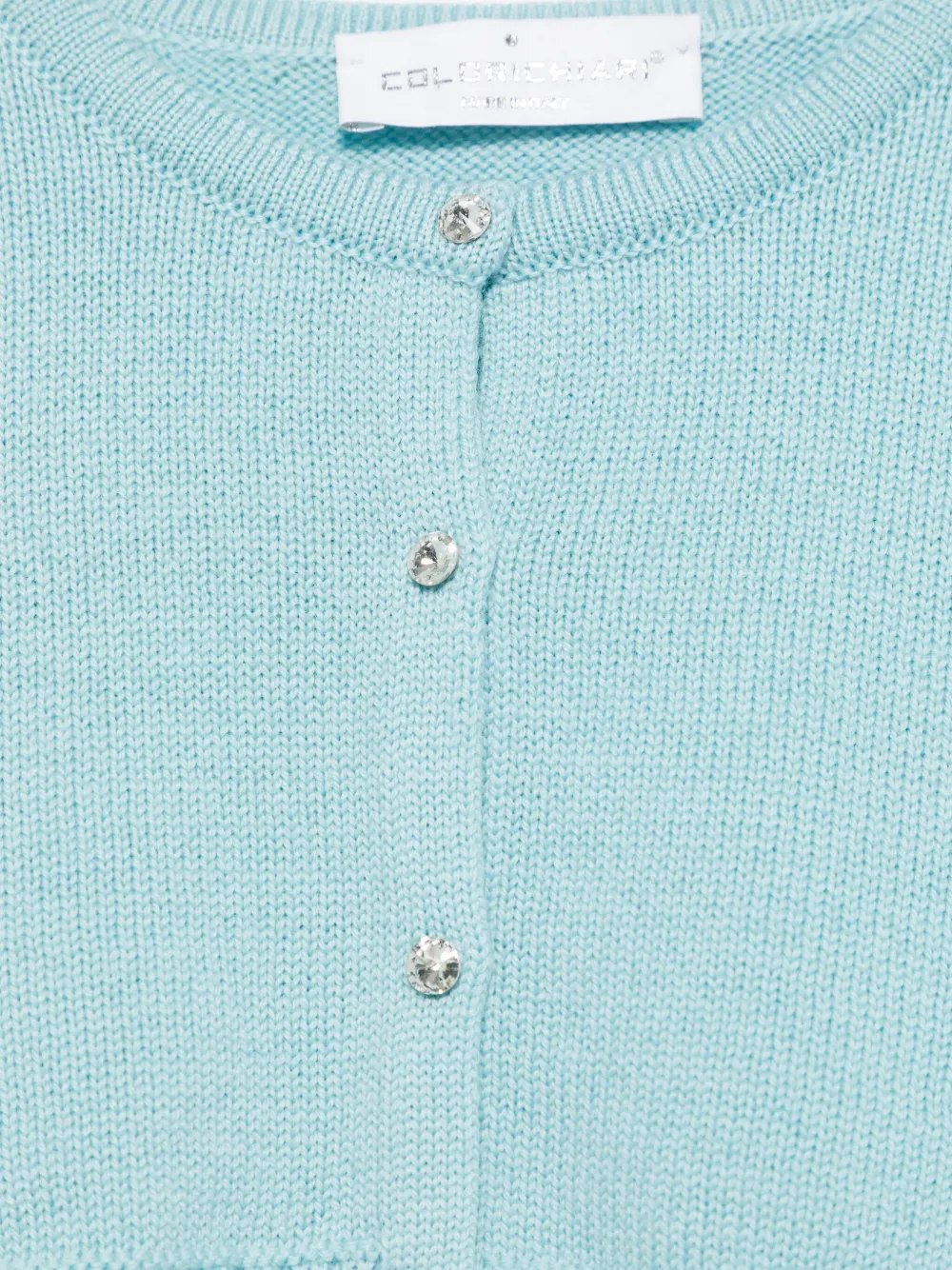 Colorichiari Cropped vest Blauw