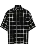 Undercover checked shirt - Black