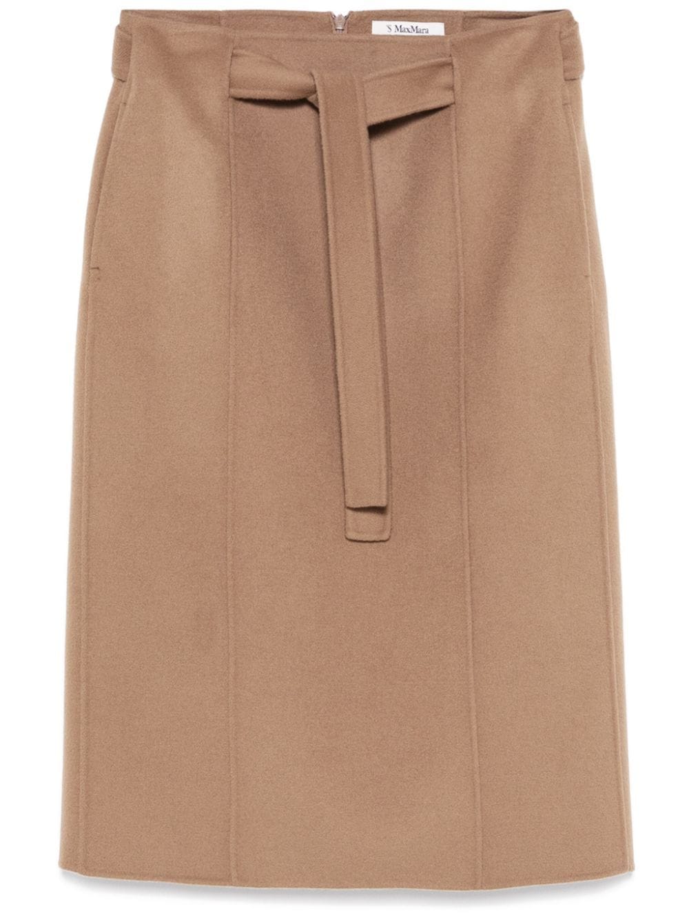 Shop 's Max Mara Alec Midi Skirt In Brown