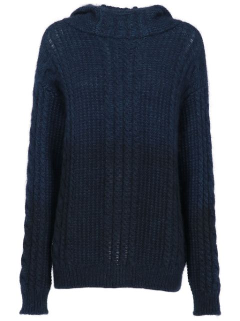 Christian Dior 2010s cable-knit hoodie Women