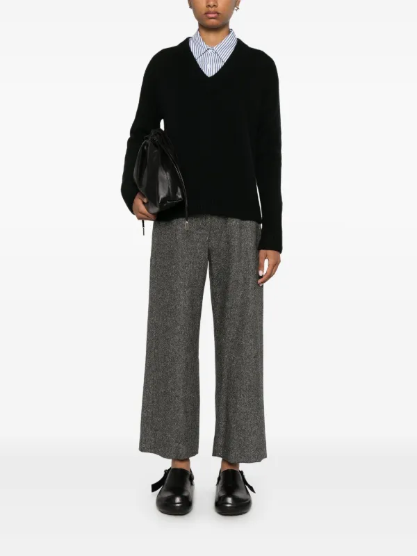 S Max Mara Mina Trousers | Grey | FARFETCH