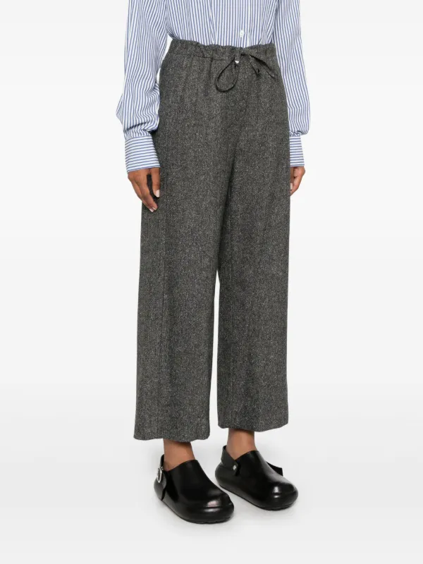S Max Mara Mina Trousers | Grey | FARFETCH