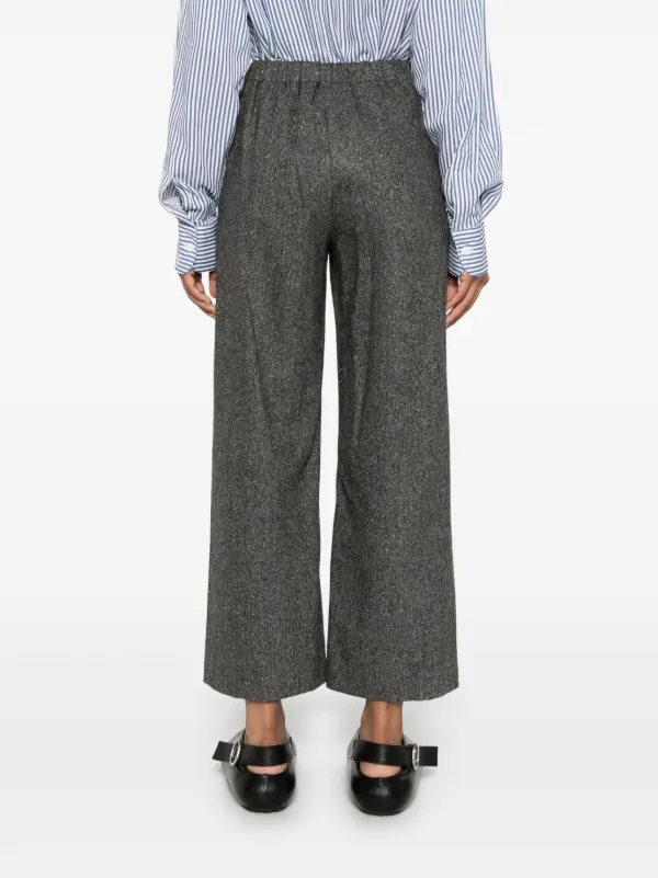 S Max Mara Mina Trousers | Grey | FARFETCH